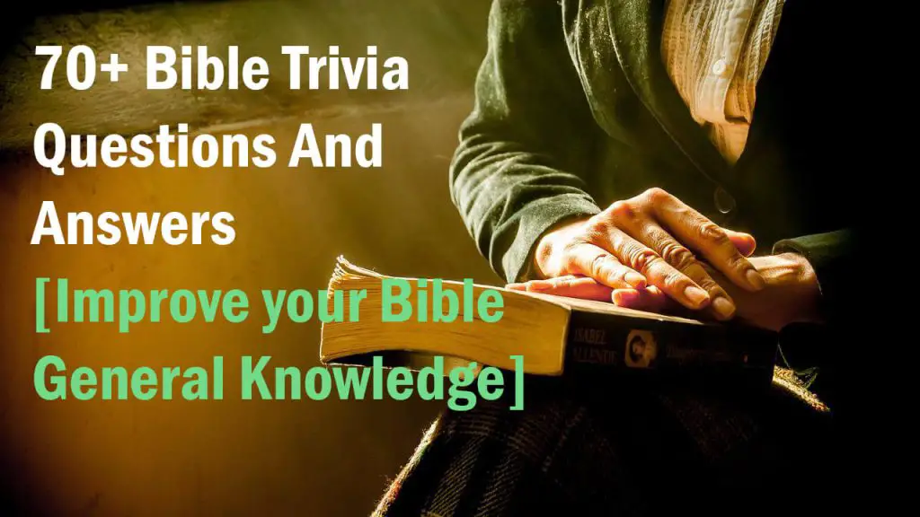 bible trivia questions and answers