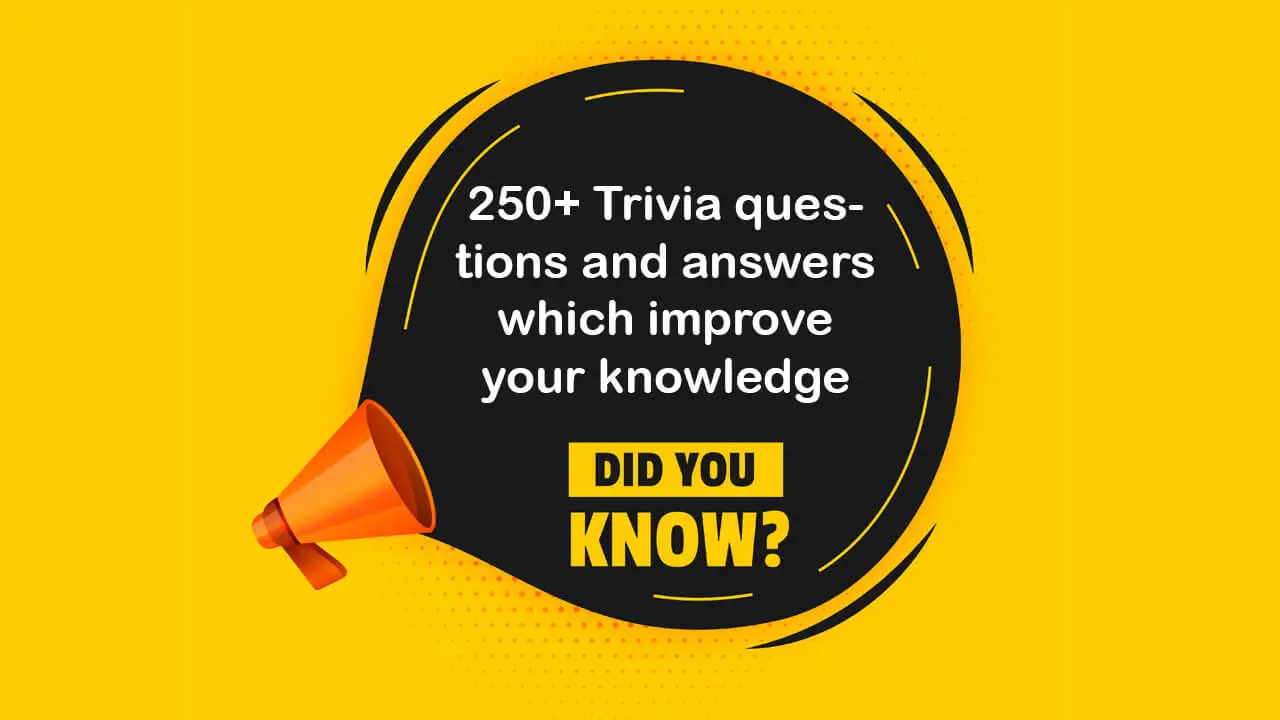 250+ Best General Trivia Questions and Answers