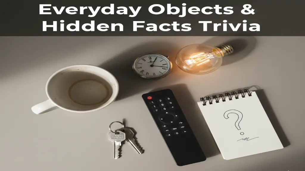 Funny Trivia Questions About Everyday Objects and Hidden Facts